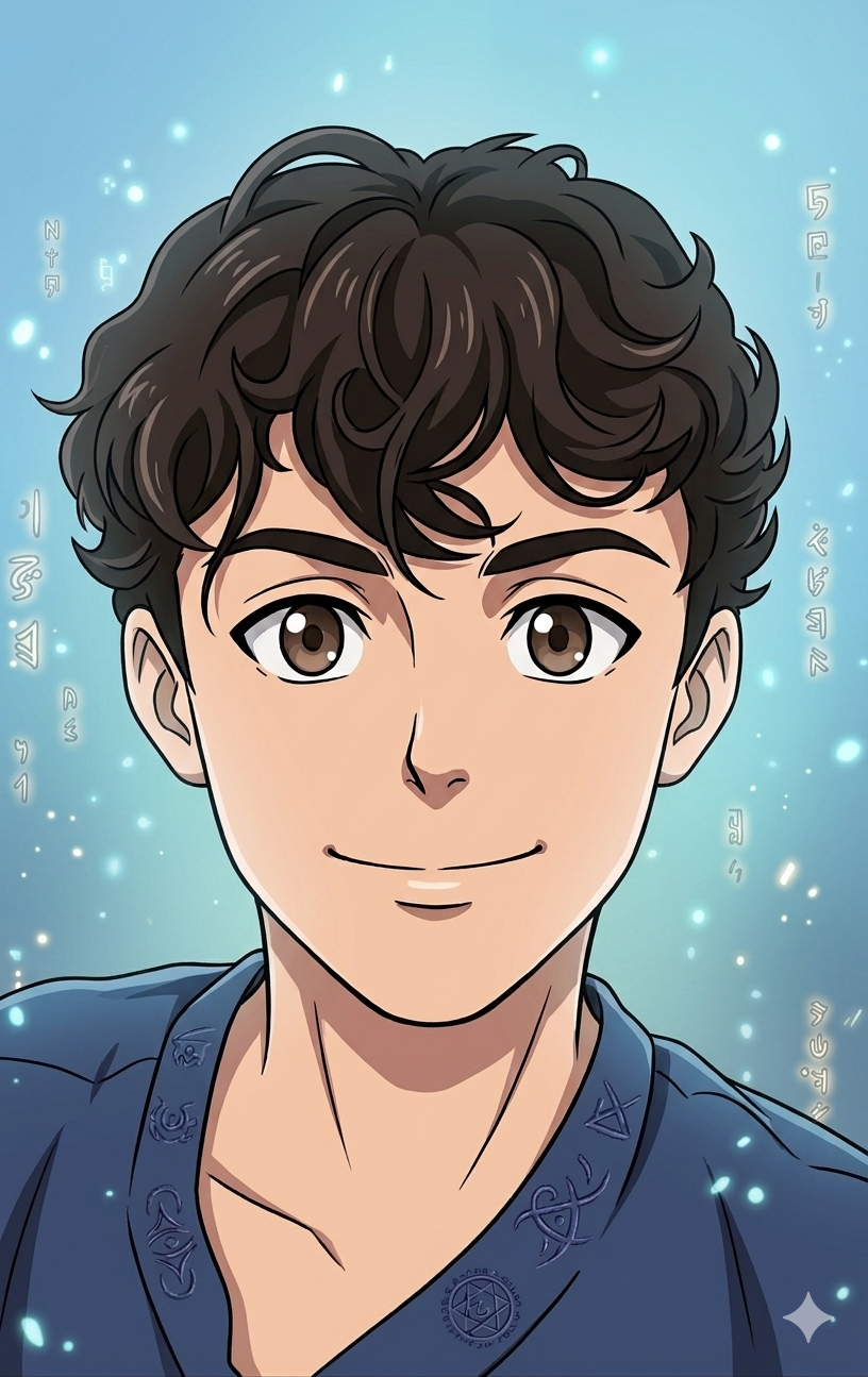 Image de l'auteur dans le stye de l'anime Tensura